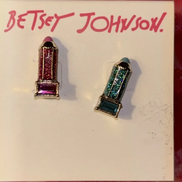 COPY - NWT Betsey Johnson pencil stud earrings. Great teacher gift. - Picture 6 of 7